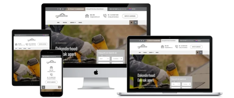JD Onderhoud Mockup